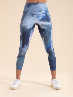 Nykd by Nykaa - Nykd All Day High rise Trendsetter Printed Legging-NYK300 Smoky