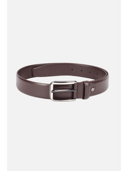 Peter England - Men Brown Textured Leather Belt