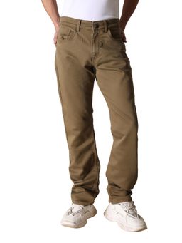 VUDU - Earthy Beige Comfort Fit Denim