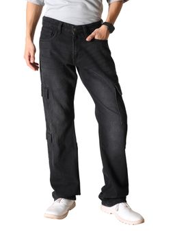 VUDU - Onyx Black Denim Cargos