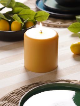 Pure Home + Living - Mustard Oud Pillar Candle