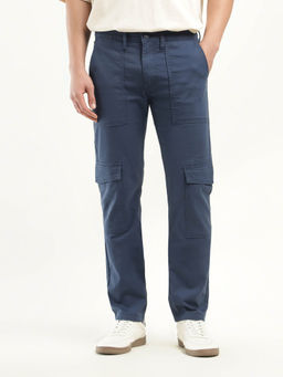 Levi's - Men 511 Slim Fit Navy Blue Cargo