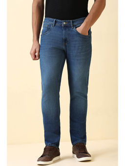 Allen Solly - Men Blue Mid Wash Jeans