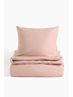 H&M - Pink Cotton Single Duvet Cover Set
