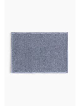 H&M - Blue Cotton Bath Mat