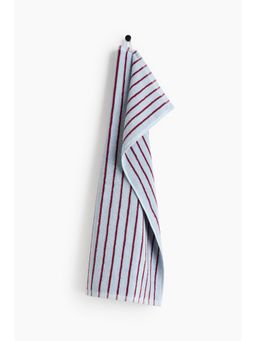 H&M - Blue Striped Hand Towel
