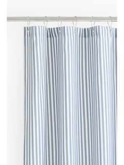 H&M - Blue Striped Shower Curtain