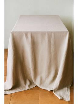 H&M - Beige Linen Tablecloth