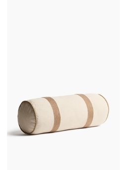H&M - Beige Linen-Blend Bolster