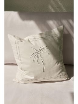 H&M - White Broderie Anglaise Cushion Cover