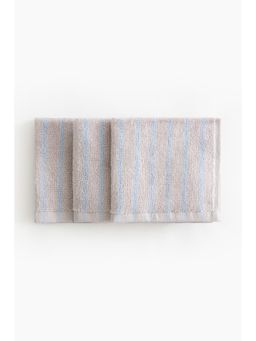 H&M - Grey 3-Pack Cotton Terry Flannels