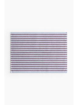 H&M - Blue Cotton Terry Bath Mat