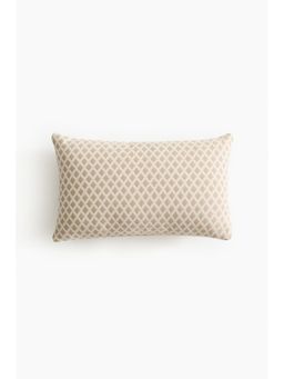 H&M - Beige Jacquard-Weave Outdoor Cushion