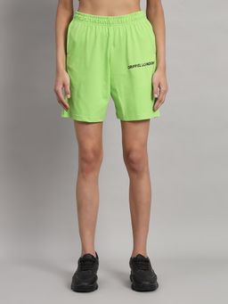Griffel - High-Rise Cotton Parrot Shorts