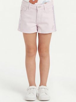max - Girls Embroidered Denim Shorts