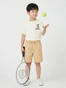 max - Boys Brown Solid Shorts