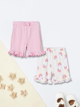 max - Girls Assorted Shorts (Pack Of 2)