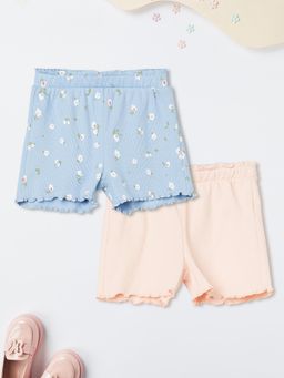 max - Girls Assorted Shorts (Pack Of 2)