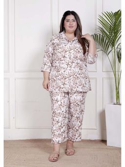 Swasti - White Floral Co-Ord Set