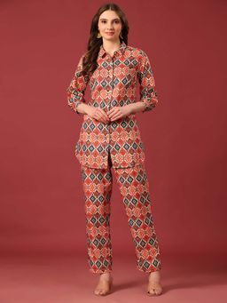 Poshak Hub - Multi-Color Printed Co-Ord Set