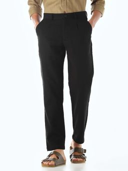 Jack & Jones - Men Slim Fit Black Trouser