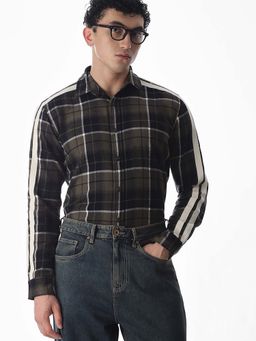 Jack & Jones - Men Slim Fit Brown Shirt