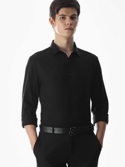 Jack & Jones - Men Slim Fit Black Shirt