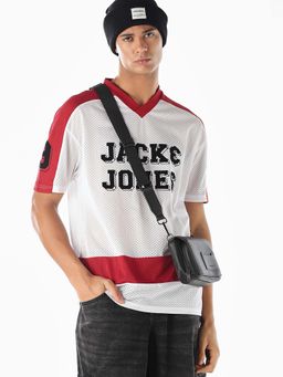 Jack & Jones - Men Oversized White T-Shirt