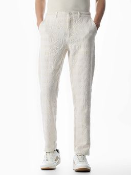 Jack & Jones - Men Slim Fit White Trouser