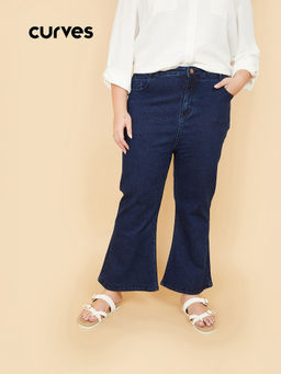 max - Women Blue Washed Bootcut Jeans