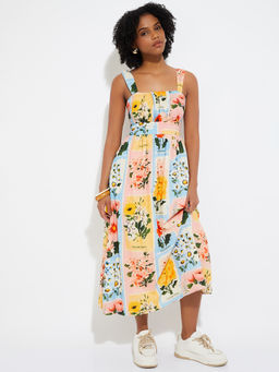 max - Women Multi-Color Printed A-Line Dress