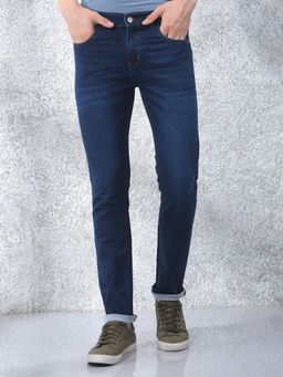 CRIMSOUNE CLUB - Men's Versatile Light Blue Denim Jeans