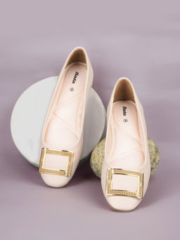 Bata - Women Casual Round Toe Ballerinas Pink