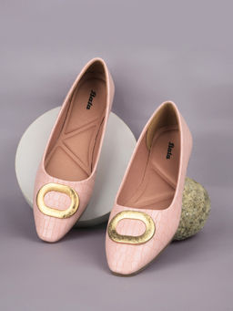 Bata - Women Casual Pointed Toe Ballerinas Pink