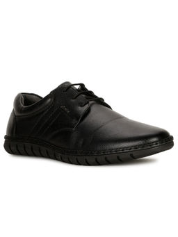 Bata - Men Casual Round Toe Derbies Shoes Black