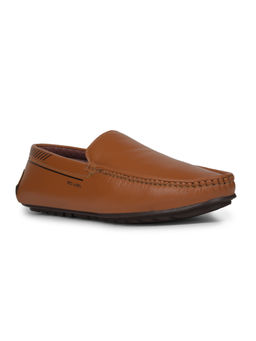 Red Label - Men Casual Round Toe Loafers Brown