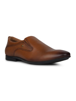 Hush Puppies - Men Formal Round Toe Loafers Brown