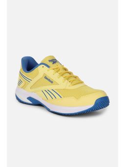 Reebok - Yellow & Blue Men Cross Court Tennis Shoes