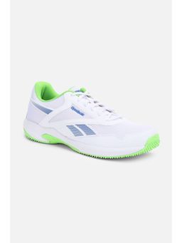 Reebok - White & Green Men Servestride Tennis Shoes