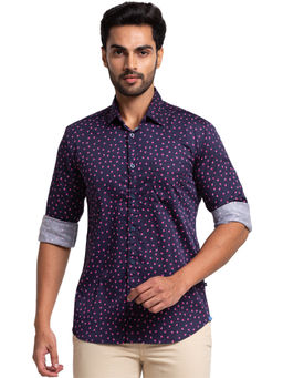 Parx - Dark Blue Casual Shirt