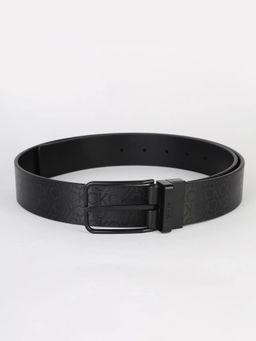 Calvin Klein - Logo Black Leather Classic Reversible Belt