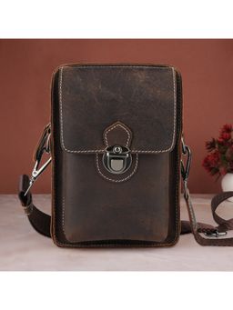 The Wallet Store - Cross Trail Genuine Leather Crossbody Sling Bag
