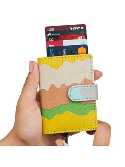 The Wallet Store - Luxepop Rfid Pop Up Cardholder - Yellow