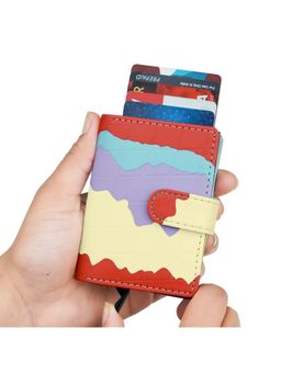 The Wallet Store - Luxepop Rfid Pop Up Cardholder - Red