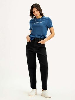 Levi's - Women Black Loose Tapered Fit High Rise Jeans