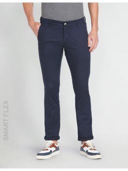 Arrow Sports - Super Slim Fit Smart Flex Chinos-Blue