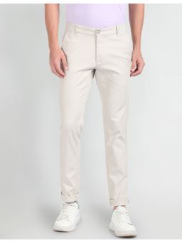 Arrow Sports - Bronson Fit Dobby Casual Trousers-Grey