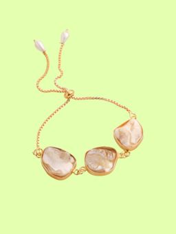 Gahan - Womens Pearls Gold Toned Bracelet