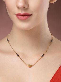 Gahan - Women Gold-Plated Mangalsutra