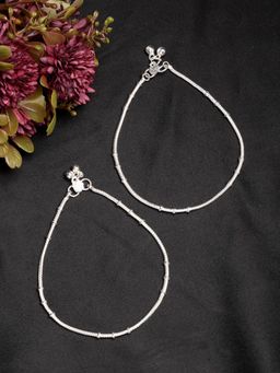 Gahan - Womens Silver-Plated Anklets